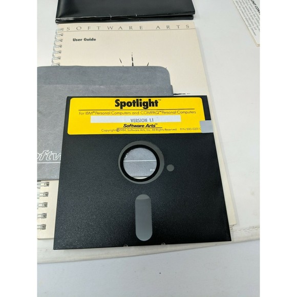 Software Arts Spotlight Desktop Manager IBM PC Software VisiCalc TK!Solver VTG - Picture 6 of 11